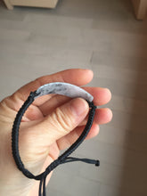 Load image into Gallery viewer, Type A 100% Natural black white yellow(WuJi) rectangle woven thread Jadeite Jade bracelet PH69