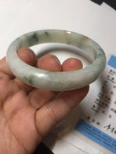 Load image into Gallery viewer, 57.7mm certified Type A 100% Natural light green/red/white Jadeite Jade bangle BP17-8109