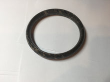 Load image into Gallery viewer, 59.5mm 100% natural black background with white/yellow/red flowers Plum blossom Jade(梅花玉) bangle SY98-7