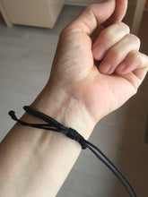 Load image into Gallery viewer, Type A 100% Natural black white yellow(WuJi) rectangle woven thread Jadeite Jade bracelet PH69