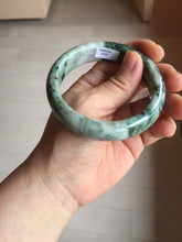 Load image into Gallery viewer, 56.4mm Certified Type A 100% Natural Dark Green Brown Gray Jadeite Jade Bangle PC213-6229