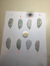 Load image into Gallery viewer, Type A 100% Natural green/yellow/purple Jadeite Jade leaf pendant group m100