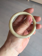 Load image into Gallery viewer, 50.5mm certified 100% natural Type A light yellow round cut jadeite jade bangle BS8-9570