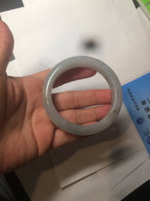 Load image into Gallery viewer, 55.9mm Certified Type A 100% Natural Icy watery white/gray/clear Jadeite Jade bangle BG20-5830