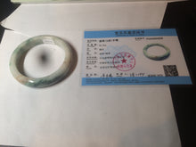 Load image into Gallery viewer, 59.3mm Certified 100% natural Type A sunny green/brown jadeite jade bangle BH38-4359
