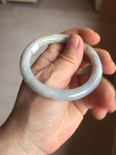 Load image into Gallery viewer, 51.5mm Certified 100% Natural Type A Light Brown Purple Round-Cut Jadeite Jade Bangle PC209-6215