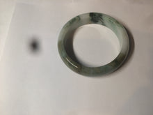 Load image into Gallery viewer, 54mm certified 100% natural Type A green/dark green/white/brown jungle camouflage color jadeite jade bangle BG22-1726