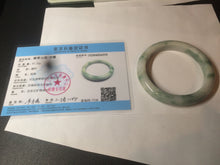 Load image into Gallery viewer, 60.4mm Certified 100% natural Type A sunny green/brown jadeite jade bangle BH40-4376