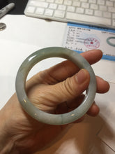 Load image into Gallery viewer, 57mm Certified Type A 100% Natural light green blue brown jadeite Jade bangle PC94-0362