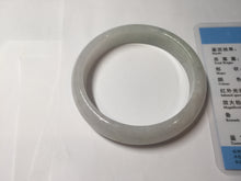 Load image into Gallery viewer, 55.8mm certified Type A 100% Natural light purple yellow brown Jadeite Jade bangle BS134-4017