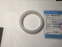Load image into Gallery viewer, 55.8mm certified Type A 100% Natural light purple yellow brown Jadeite Jade bangle BS134-4017