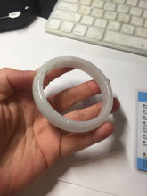 Load image into Gallery viewer, 55.8mm certified Type A 100% Natural light purple yellow brown Jadeite Jade bangle BS134-4017
