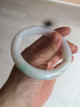 Load image into Gallery viewer, 57.6mm certified type A 100% Natural sunny green jadeite jade bangle AY52-1481