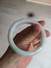 Load image into Gallery viewer, 57.6mm certified type A 100% Natural sunny green jadeite jade bangle AY52-1481