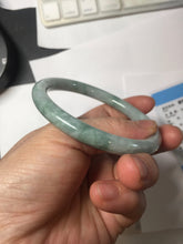Load image into Gallery viewer, 60mm Certified Type A 100% Natural green round cut jadeite Jade bangle PJ40-0277