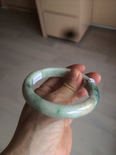 Load image into Gallery viewer, 59.3mm Certified 100% natural Type A sunny green/brown jadeite jade bangle BH38-4359