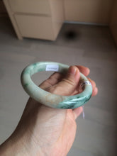 Load image into Gallery viewer, 59.3mm Certified 100% natural Type A sunny green/brown jadeite jade bangle BH38-4359