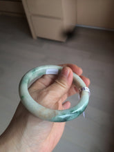 Load image into Gallery viewer, 59.3mm Certified 100% natural Type A sunny green/brown jadeite jade bangle BH38-4359
