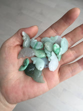 Load image into Gallery viewer, 100% Natural type A clear/ sunny green/ purple jadeite jade 3D fish Pendant BL71