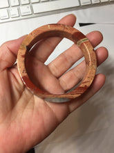 Load image into Gallery viewer, 56mm 100% natural red pink jasper stone(红碧玉,鸡血石) square bangle SY115 Add on item.