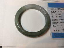 Load image into Gallery viewer, 57.5mm Certified 100% natural Type A dark green jadeite jade bangle AX131-7690