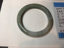 Load image into Gallery viewer, 57.5mm Certified 100% natural Type A dark green jadeite jade bangle AX131-7690