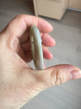 Load image into Gallery viewer, 100% Natural type A green purple yellow(FU LU SHOU) jadeite Jade horse pendant worry stone AA29