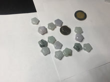 Load image into Gallery viewer, 12-13mm 100% Natural type A icy light green white purple 3D Jadeite Jade star pendant group BP3