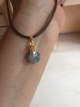 Load image into Gallery viewer, 12-13mm 100% Natural type A icy light green white purple 3D Jadeite Jade star pendant group BP3