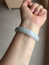 Load image into Gallery viewer, 53mm certified 100% natural Type A light green brown jadeite jade bangle AX133-7691
