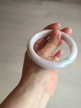 Load image into Gallery viewer, 57.5mm Certified Type A 100% Natural sunny green/white/purple Jadeite Jade bangle BL5-0369