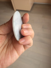 Load image into Gallery viewer, 100% Natural type A white light purple happy buddha jadeite Jade pendant AA27