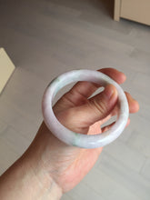 Load image into Gallery viewer, 57.5mm Certified Type A 100% Natural sunny green/white/purple Jadeite Jade bangle BL5-0369