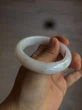 Load image into Gallery viewer, 52.9mm 100% natural Type A light purple/white jadeite jade bangle K109-8010