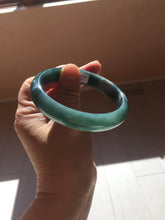 Load image into Gallery viewer, 60.6mm Certified Type A 100% Natural dark green/blue/gray/black Guatemala Jadeite bangle Pb280-0691