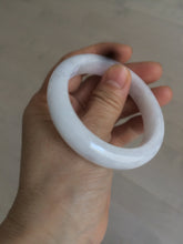 Load image into Gallery viewer, 52.9mm 100% natural Type A light purple/white jadeite jade bangle K109-8010
