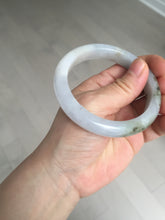 Load image into Gallery viewer, 57.5mm Certified Type A 100% Natural icy watery white purple black brown Jadeite Jade bangle H156-7041