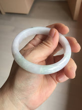 Load image into Gallery viewer, 56.3mm certified 100% natural type A icy watery green/purple jadeite jade bangle AR114-3556