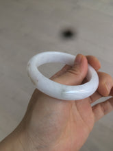 Load image into Gallery viewer, 52.9mm 100% natural Type A light purple/white jadeite jade bangle K109-8010