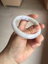 Load image into Gallery viewer, 56.3mm certified 100% natural type A icy watery green/purple jadeite jade bangle AR114-3556