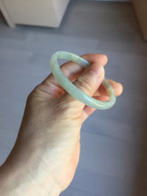 Load image into Gallery viewer, 50mm Certified Type A 100% Natural icy watery light purple white slim Jadeite Jade bangle PJ54-2048