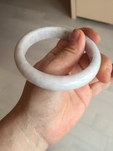 Load image into Gallery viewer, 60mm Certified Type A 100% Natural sunny green/white/purple Jadeite Jade bangle BL4-0367