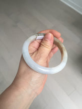 Load image into Gallery viewer, 57.2mm Certified Type A 100% Natural icy watery white purple black brown Jadeite Jade bangle H154-7049