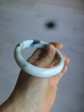 Load image into Gallery viewer, 59.5mm Certified 100% natural type A green white/light purple jadeite jade bangle AT86-9566