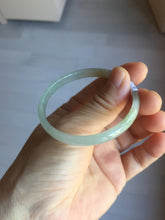Load image into Gallery viewer, 50mm Certified Type A 100% Natural icy watery light purple white slim Jadeite Jade bangle PJ54-2048
