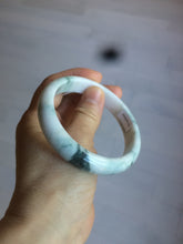 Load image into Gallery viewer, 59.5mm Certified 100% natural type A green white/light purple jadeite jade bangle AT86-9566