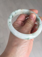Load image into Gallery viewer, 57.7mm certified Type A 100% Natural light green/red/white Jadeite Jade bangle BP17-8109