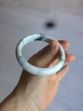 Load image into Gallery viewer, 59.5mm Certified 100% natural type A green white/light purple jadeite jade bangle AT86-9566
