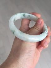 Load image into Gallery viewer, 57.7mm certified Type A 100% Natural light green/red/white Jadeite Jade bangle BP17-8109