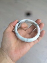 Load image into Gallery viewer, 59.5mm Certified 100% natural type A green white/light purple jadeite jade bangle AT86-9566
